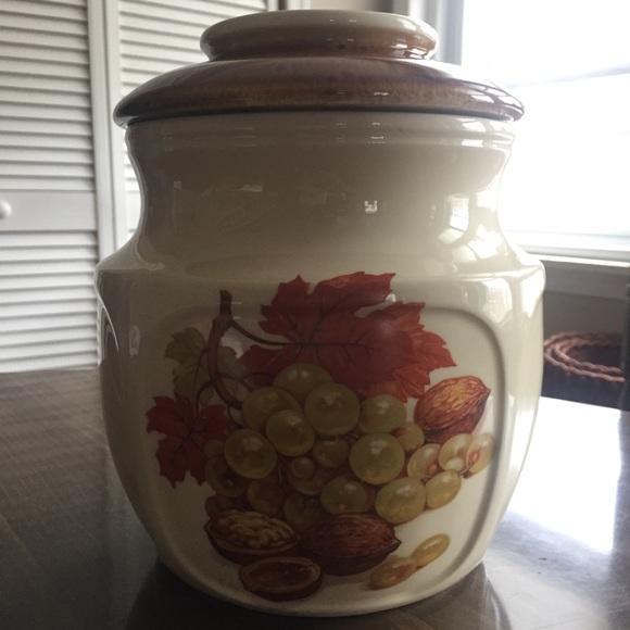 Vintage McCoy Fruit Festival Cookie Jar EUC - Picture 2 of 10